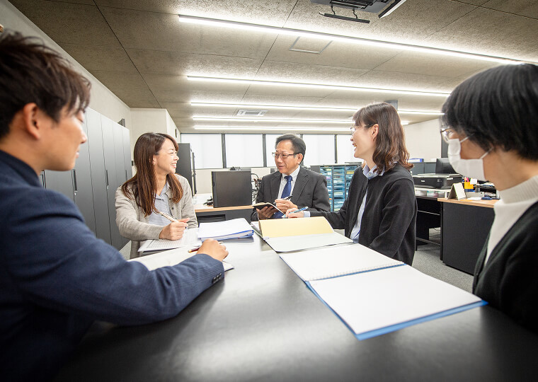 打ち合わせの様子